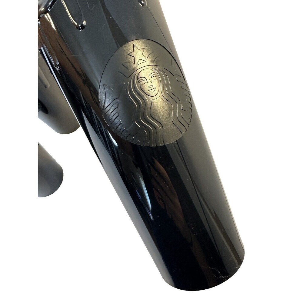 Starbucks Black Slime Halloween New Release 2024 24 Oz Cup Glossy Siren